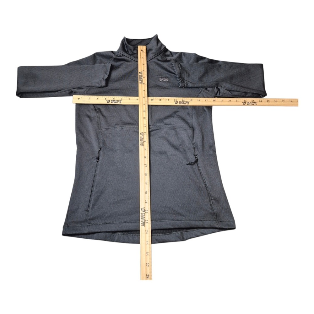 Helly Hansen Womens Medium 1/2 Zip Pullover Black Performance Athletic Top - Picture 4 of 7
